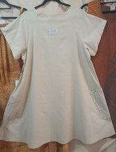 Load image into Gallery viewer, Dress: Panel (8) with Funky Pockets 4XLarge Title: Kunkurra (Spiral Wind)