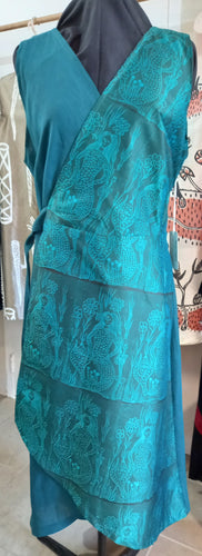 a Dress: Silk Wrap around Size: XL Title: Yawkyawk(mermaid)