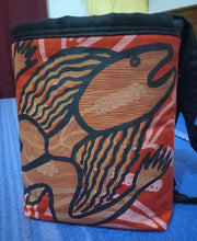 Load image into Gallery viewer, Shoulder Bag / Red Title: Yawkyawk (young woman spirit/ mermaid)