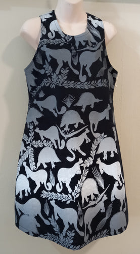 Dress: Aline (2) Small Title: Nabarlek dja Ngarrbek (rock wallaby & echidna)