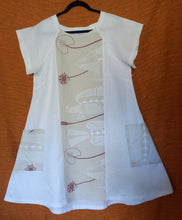 Load image into Gallery viewer, Dress: Panel (5) with Funky Pockets XLarge Title: Barramundi