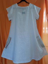 Load image into Gallery viewer, Dress: Panel (5) with Funky Pockets XLarge Title: Djeni (Fish)