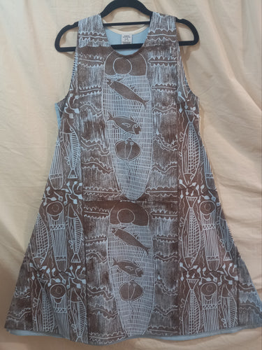 Dress: Flair (3) Medium Title: Au-gujechiya (fishtrap)
