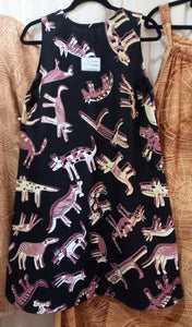 Dress: ALine (4) Large Title: Too Many Cheeky dogs