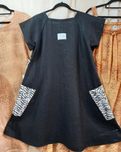 Load image into Gallery viewer, Dress: Panel (3) with Funky Pockets Medium Title: Fishnet
