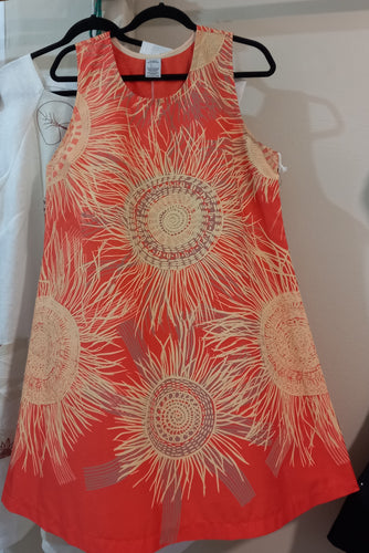 Dress: Aline (4) Large Title: Marebu (woven mats)