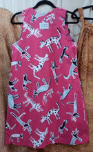 Load image into Gallery viewer, Dress: ALine (3) Medium Title: Birribang Duruk (Many Cheeky dogs)