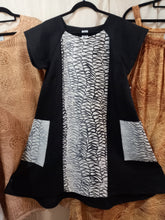Load image into Gallery viewer, Dress: Panel (3) with Funky Pockets Medium Title: Fishnet