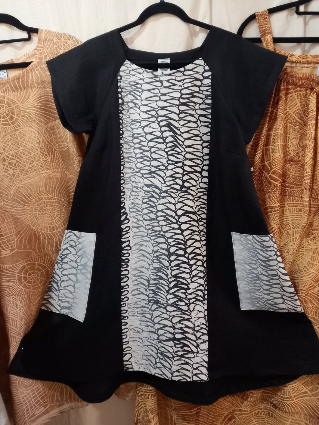 Dress: Panel (3) with Funky Pockets Medium Title: Fishnet